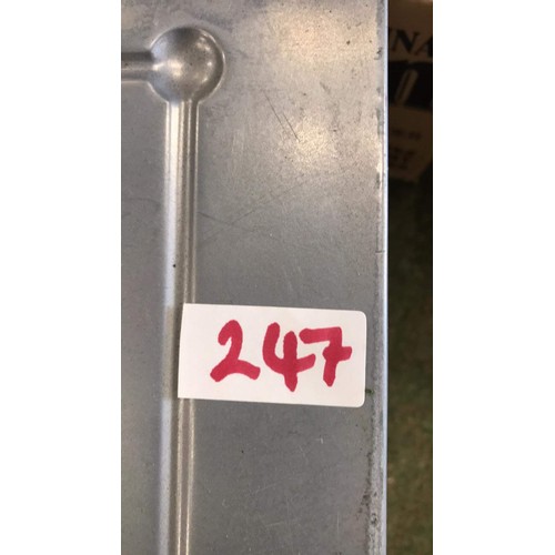 247 - Metal filling case & large quantity of lightbulbs