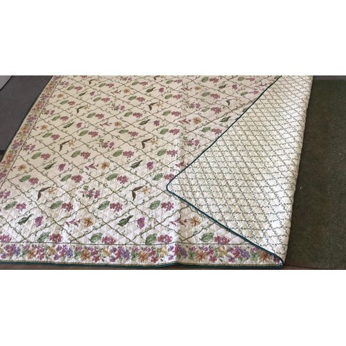 240 - Large colourful quilt