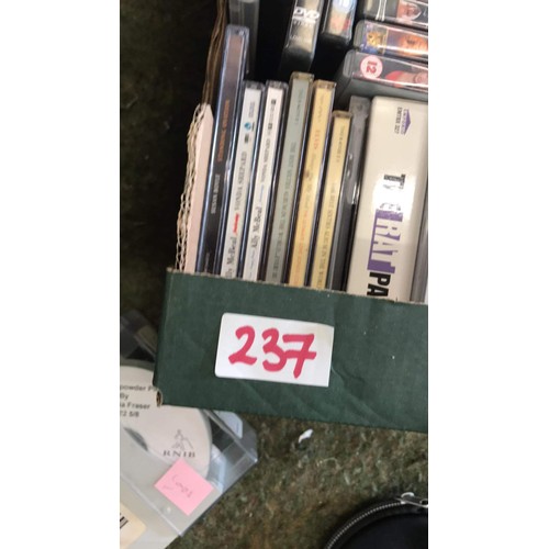 237 - Selection of CD's & DVD's