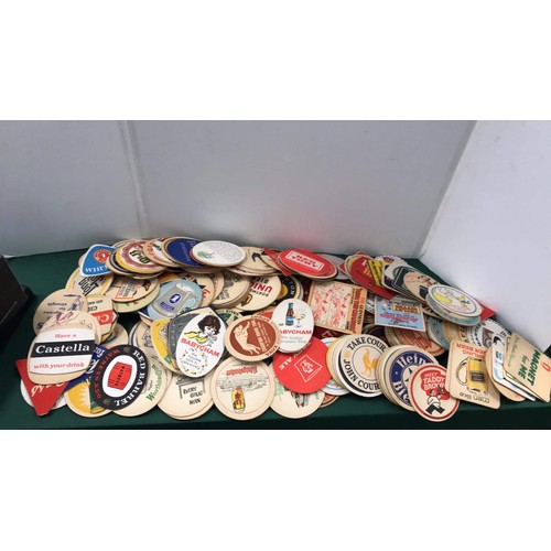 214 - Large quantity of vintage beer mats