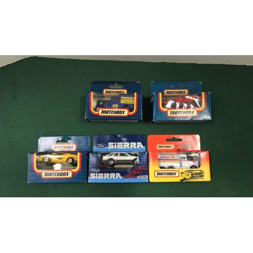 199 - 5 superfast matchbox cars boxed