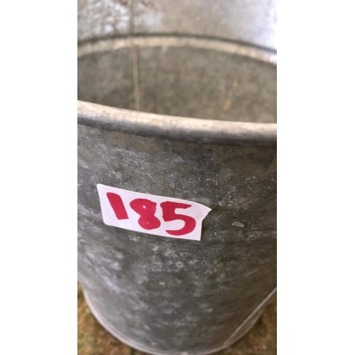 185 - Galvanized bucket