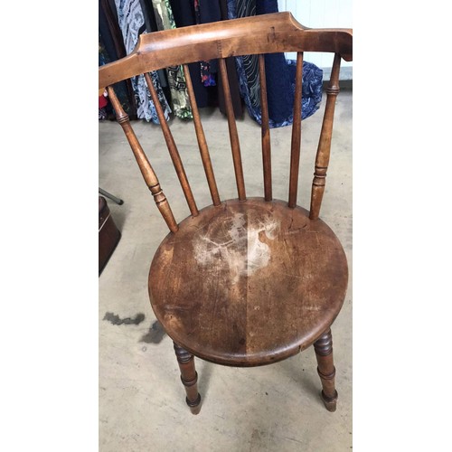 364 - beech framed penny chair