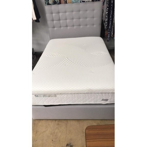 363 - SEALY double divan lift up ottoman bed