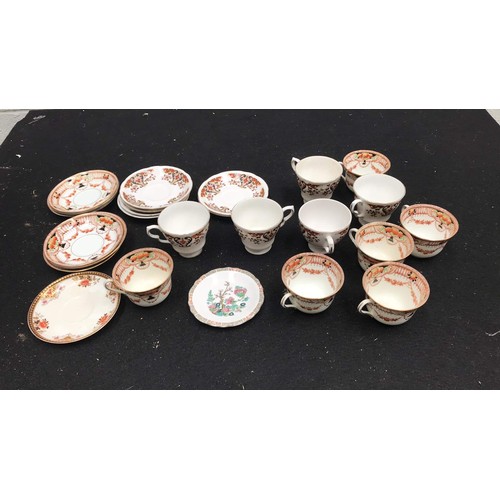 350 - Mixed tea sets including Colclough & Wedgwood