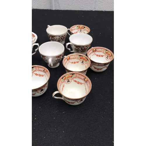 350 - Mixed tea sets including Colclough & Wedgwood