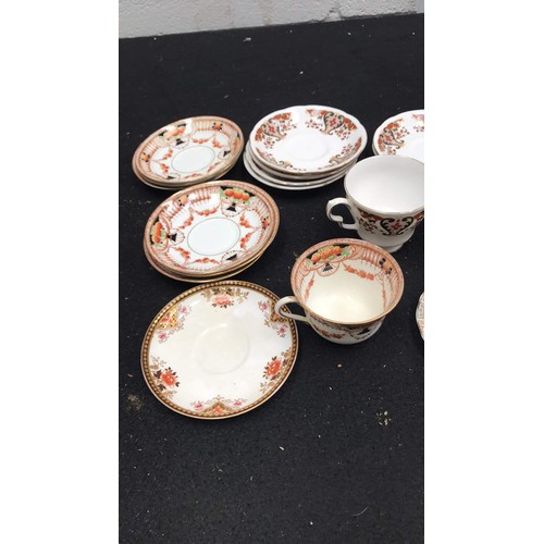 350 - Mixed tea sets including Colclough & Wedgwood