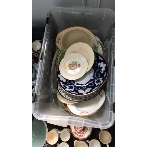 344 - 8 x boxes of mixed china items