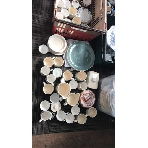 344 - 8 x boxes of mixed china items