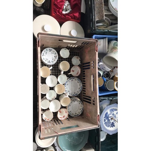 344 - 8 x boxes of mixed china items