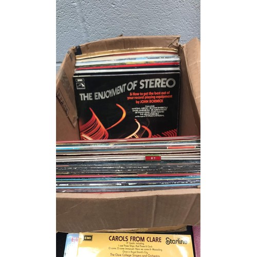 339 - box of mixed artist and music lps