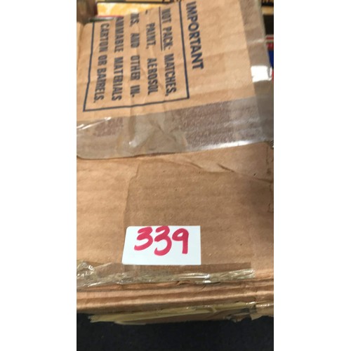 339 - box of mixed artist and music lps