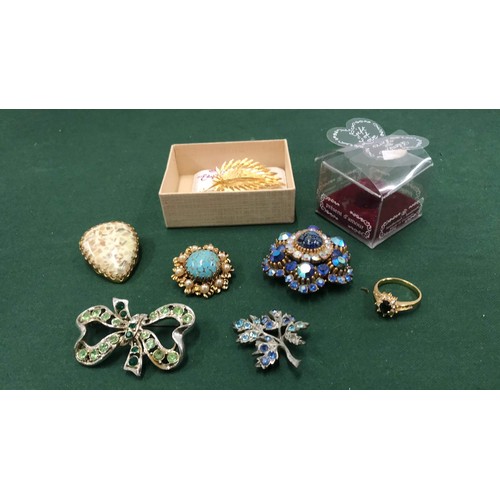 13 - Broaches & dress ring