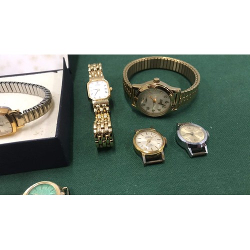 258 - Selection of ladies watches