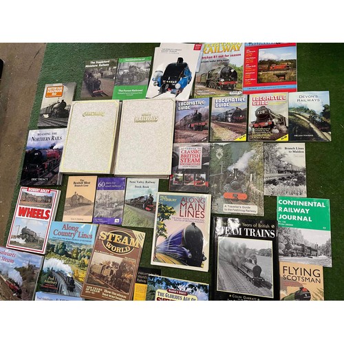 380 - Large quantity of railway books