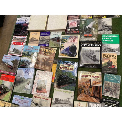 380 - Large quantity of railway books