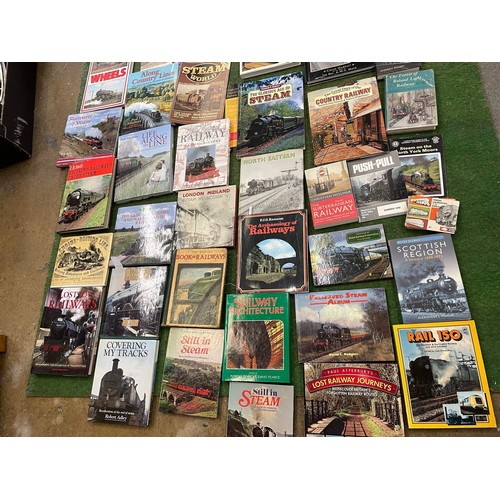 380 - Large quantity of railway books