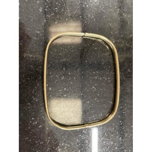 287 - 14ct gold bangle weight 5.01g