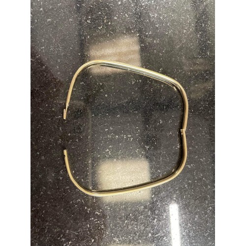 287 - 14ct gold bangle weight 5.01g