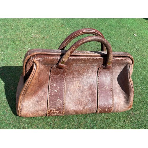 397 - Leather doctor bag