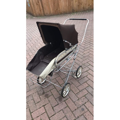 411 - vintage push chair by swallow in brown