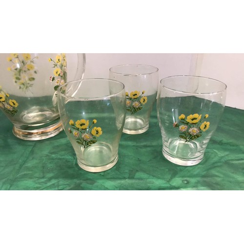 454 - summer glass lemonade set