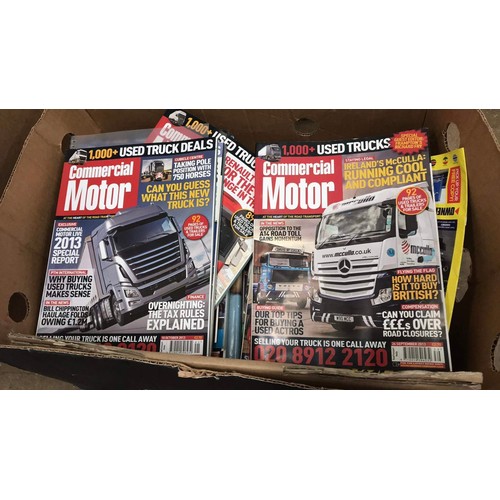 478 - selection of weekly magazines commercial motor and truck themed items