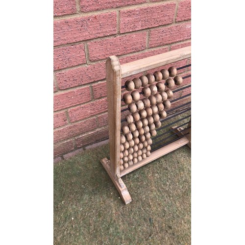 429 - wooden abacus (counting frame)