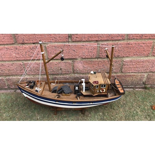 434 - large model of a fishing boat