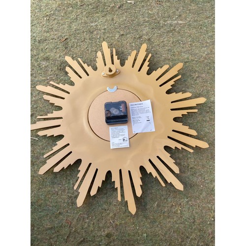 418 - sun burst clock