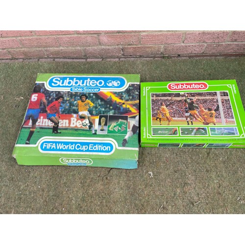 422 - Two vintage subbuteo sets including FIFA world cup edition