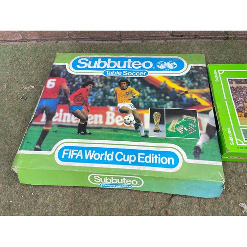 422 - Two vintage subbuteo sets including FIFA world cup edition