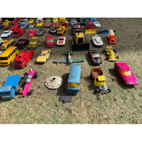 423 - Playworn vehicles including matchbox