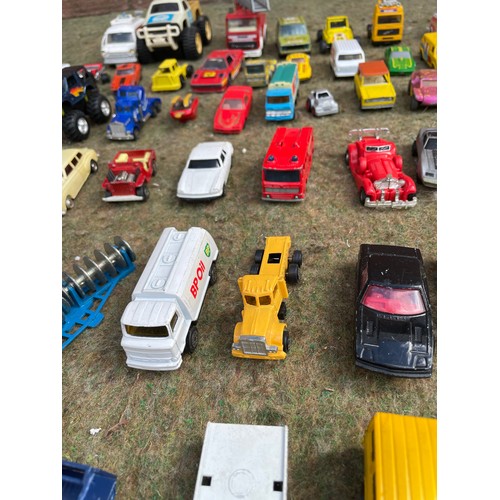 423 - Playworn vehicles including matchbox