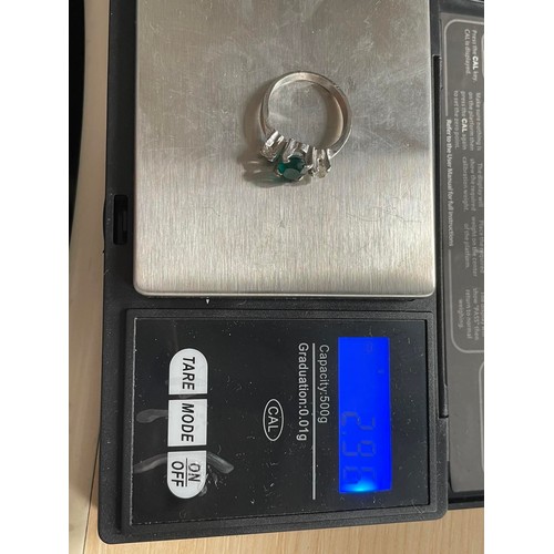 317 - 925 silver ring weight 2.96g