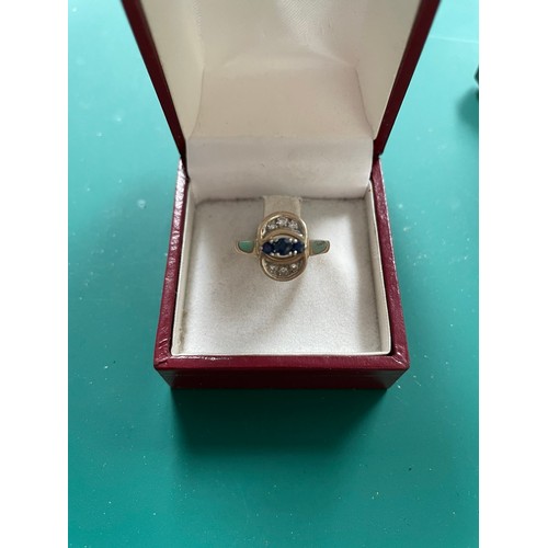 308 - 9ct gold ring weight 3.46g