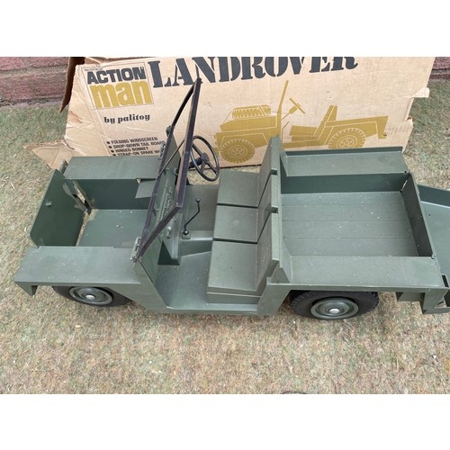 421 - Palitoy action man landrover with box