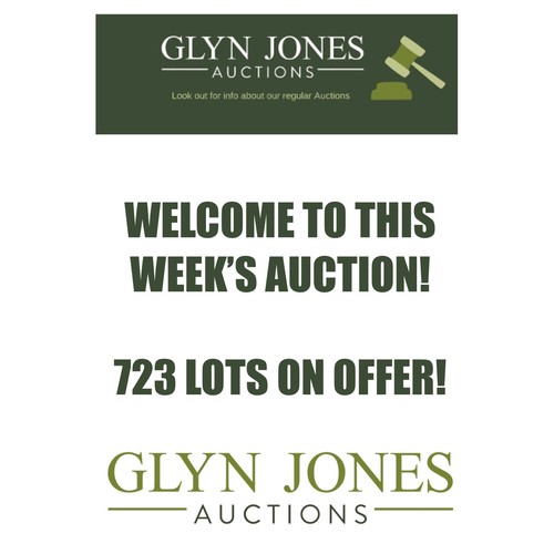 0 - WELCOME TO THIS WEEK'S AUCTION!