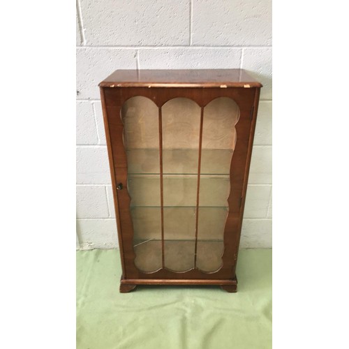 52 - GLASS CABINET