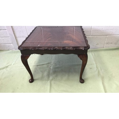 13 - MAHOGANY LAMP TABLE