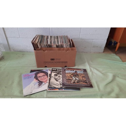 140 - box of mixed artists LP'S