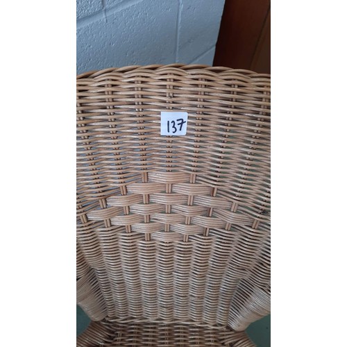 137 - woven conservatory chair