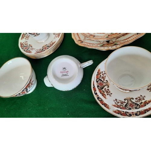 125 - MIXED PART TEA SET ITEMS SOME BY COLCLOUGH