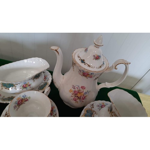 121 - large quantity of royal Albert part tea set