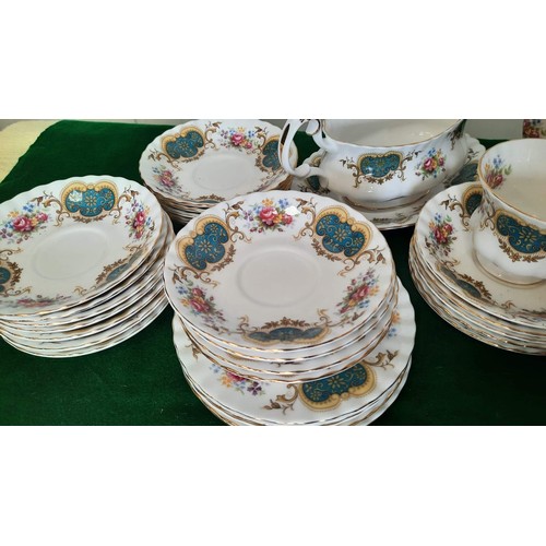 121 - large quantity of royal Albert part tea set