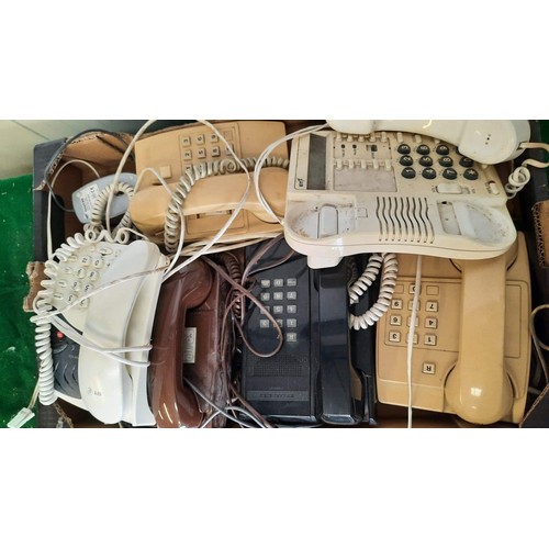 172 - selection of retro telephones