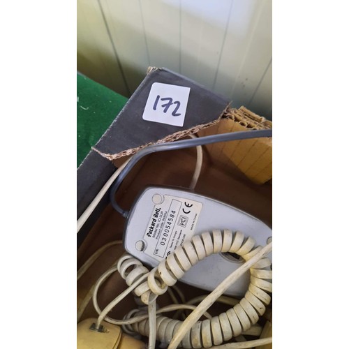 172 - selection of retro telephones