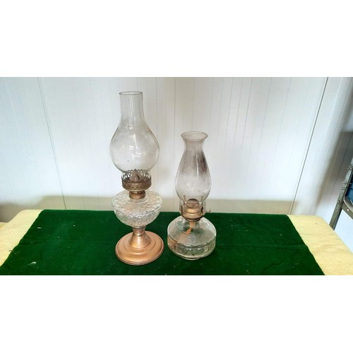 171 - two oil lamps