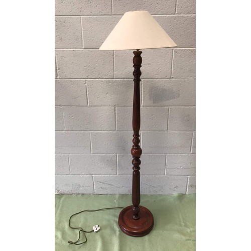 260 - WOODEN STANDARD LAMP