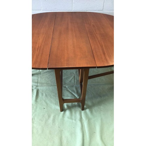 226 - TEAK DROPLEAF DINNING TABLE